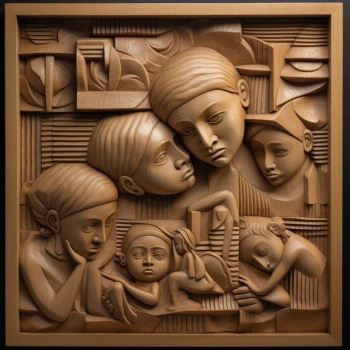 نموذج ثلاثي الأبعاد لآلة CNC 3D Art 